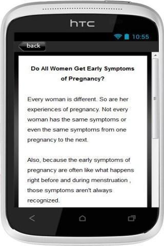 Early Pregnancy Symptoms截图3