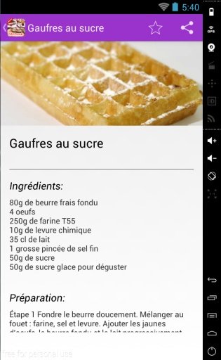 Recettes desserts截图2