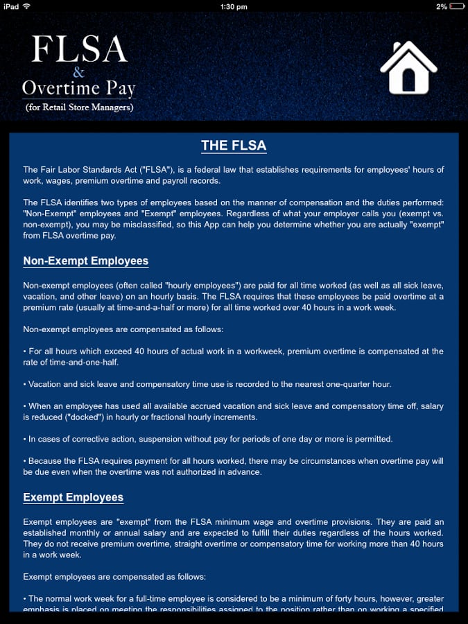 FLSA &amp; Overtime Pay截图2