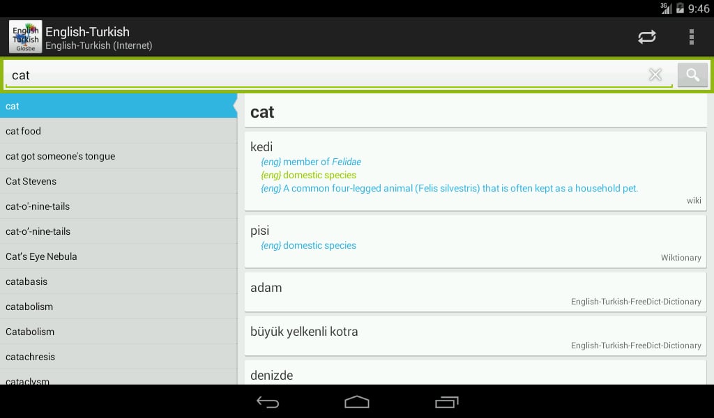English-Turkish Dictiona...截图8