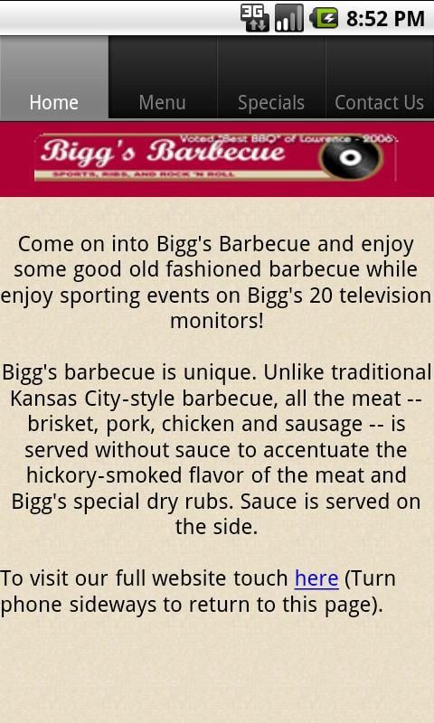 Bigg's BBQ - Lawrence Ka...截图4