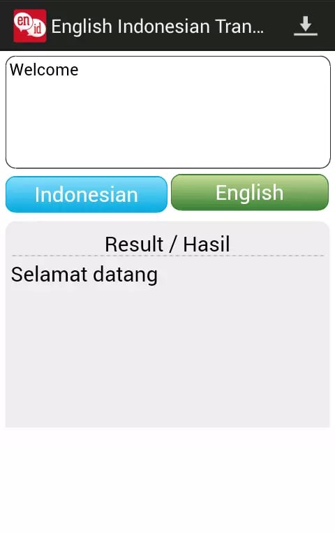 Indonesian English Trans...截图2