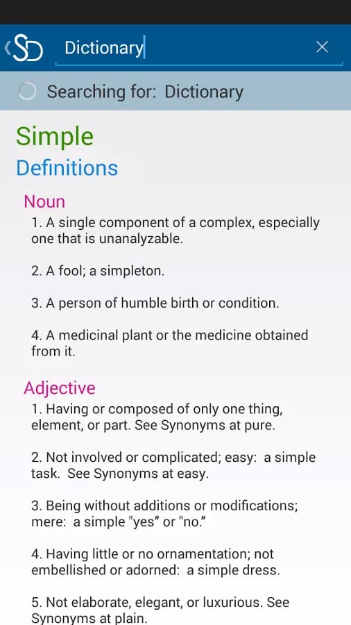 Simple Dictionary截图2