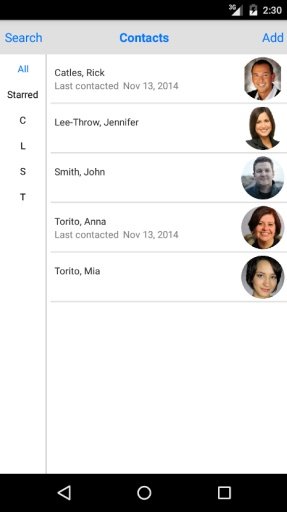 Contacts NG截图4
