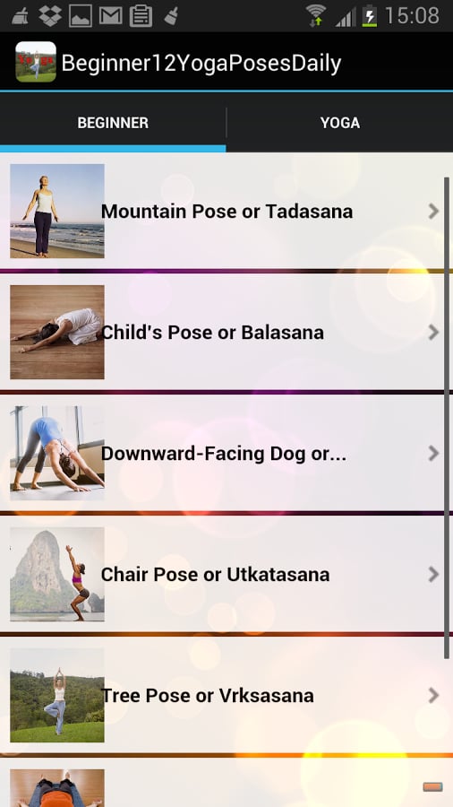 Yoga steps 12 Poses Dail...截图7