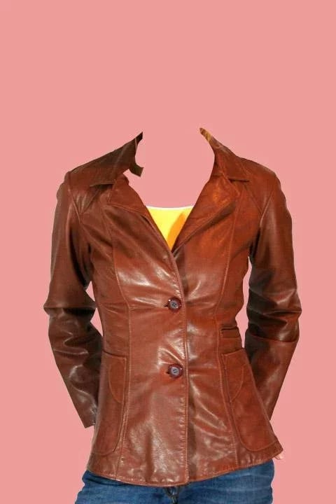 Leather Coat for Woman S...截图3