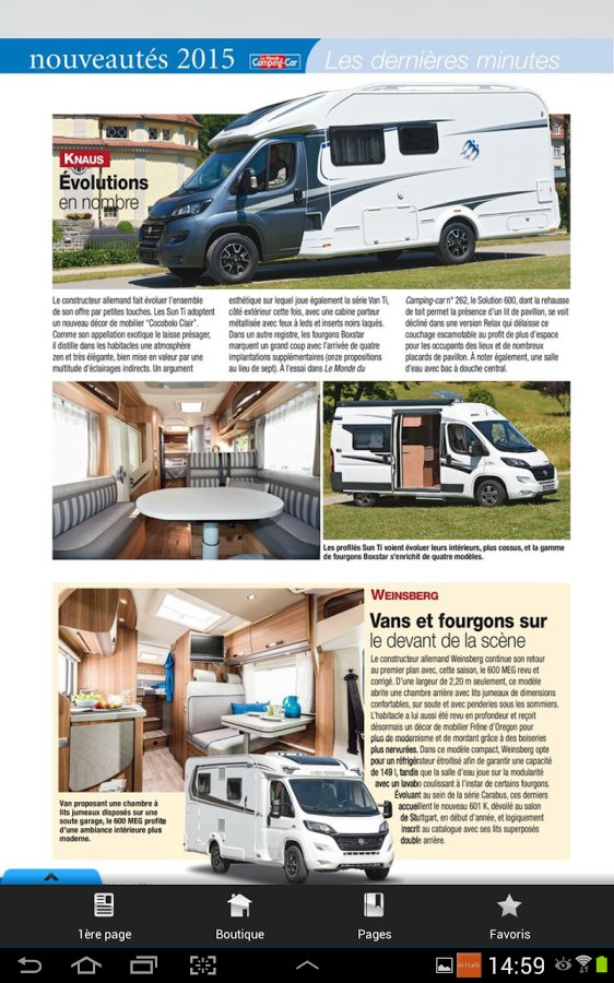 Le Monde du Camping-Car截图4