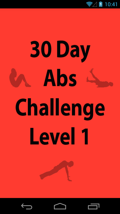 30 Day Abs Challenge Level 1截图4