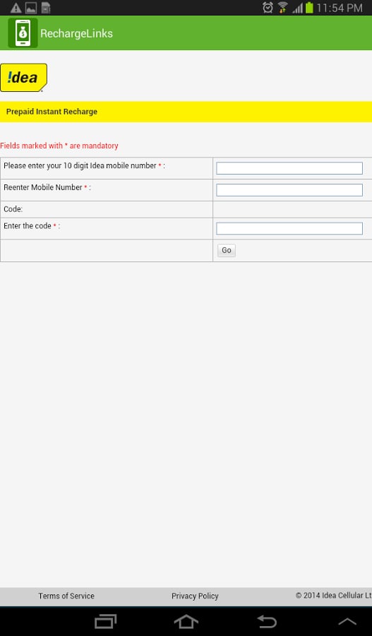 Mobile Recharge Links截图5