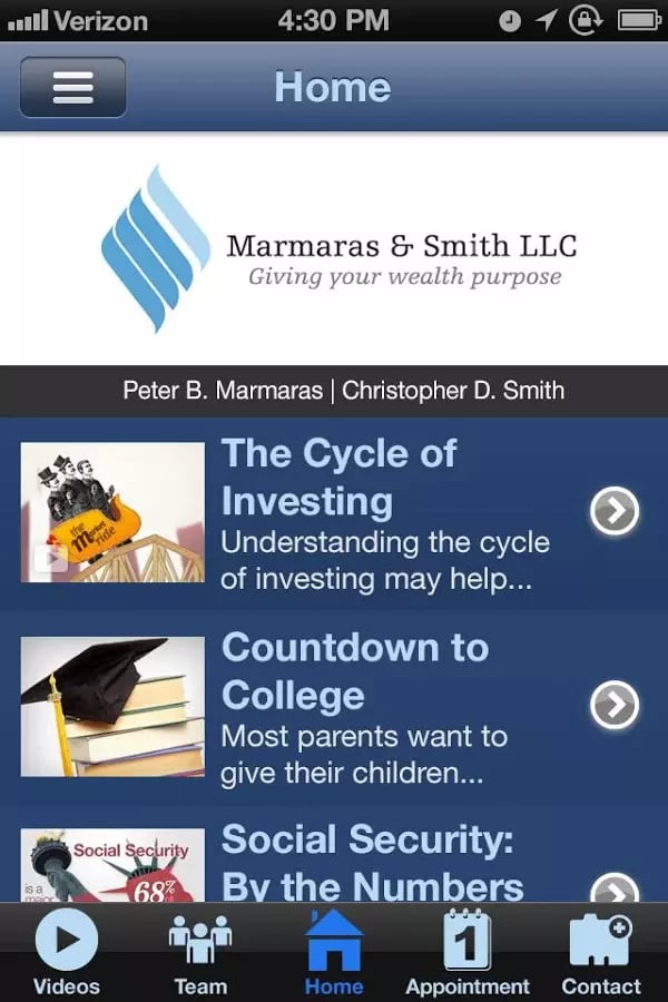 Marmaras &amp; Smith LLC截图2