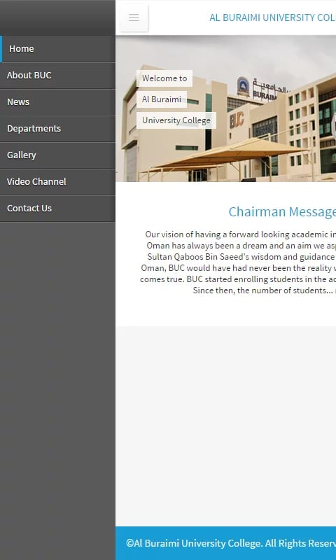 Al Buraimi University Co...截图2