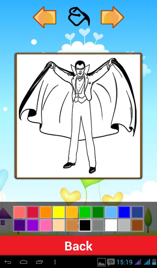 Dracula Coloring Pages截图4