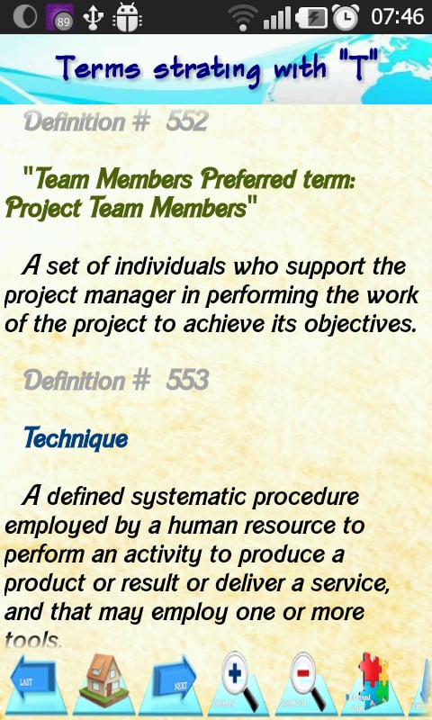 Project management Gloss...截图4