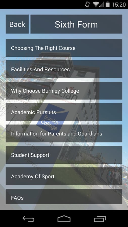 About Burnley College截图2