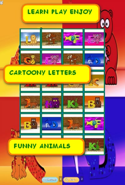 Funny Letter Game for Ki...截图1