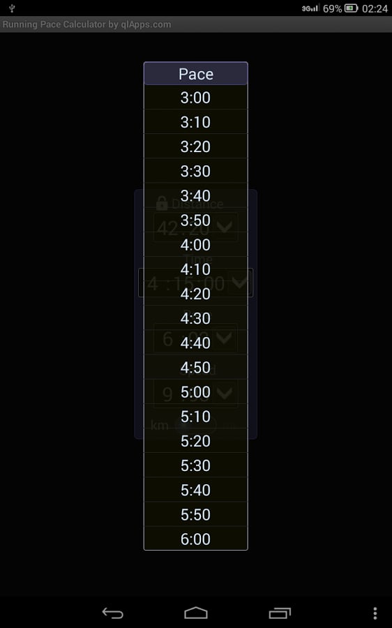 Running Pace Calculator截图9