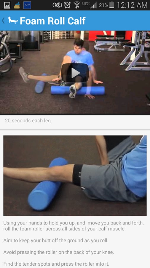 Foam Roll Massage Therapy截图1