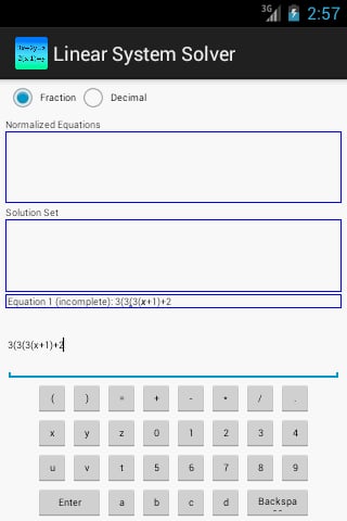 Linear System Solver截图4