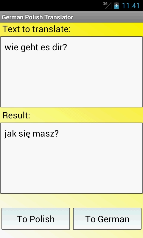 German Polish Translator截图1