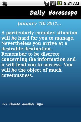 Horoscope du Jour Verseau截图1