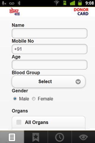 E-Donor Card App截图2
