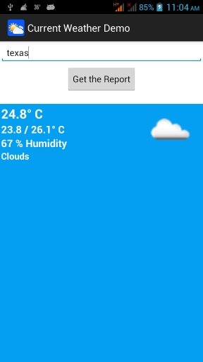 Current Weather Demo截图1