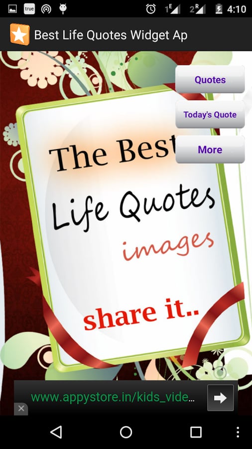 Best Life Quotes Widget ...截图2