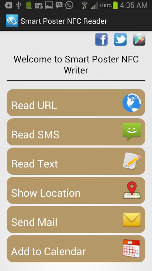 Smart Poster NFC Writer截图6