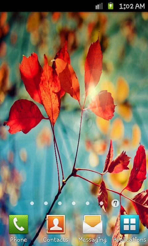 Galaxy Autumn Livewallpaper截图6