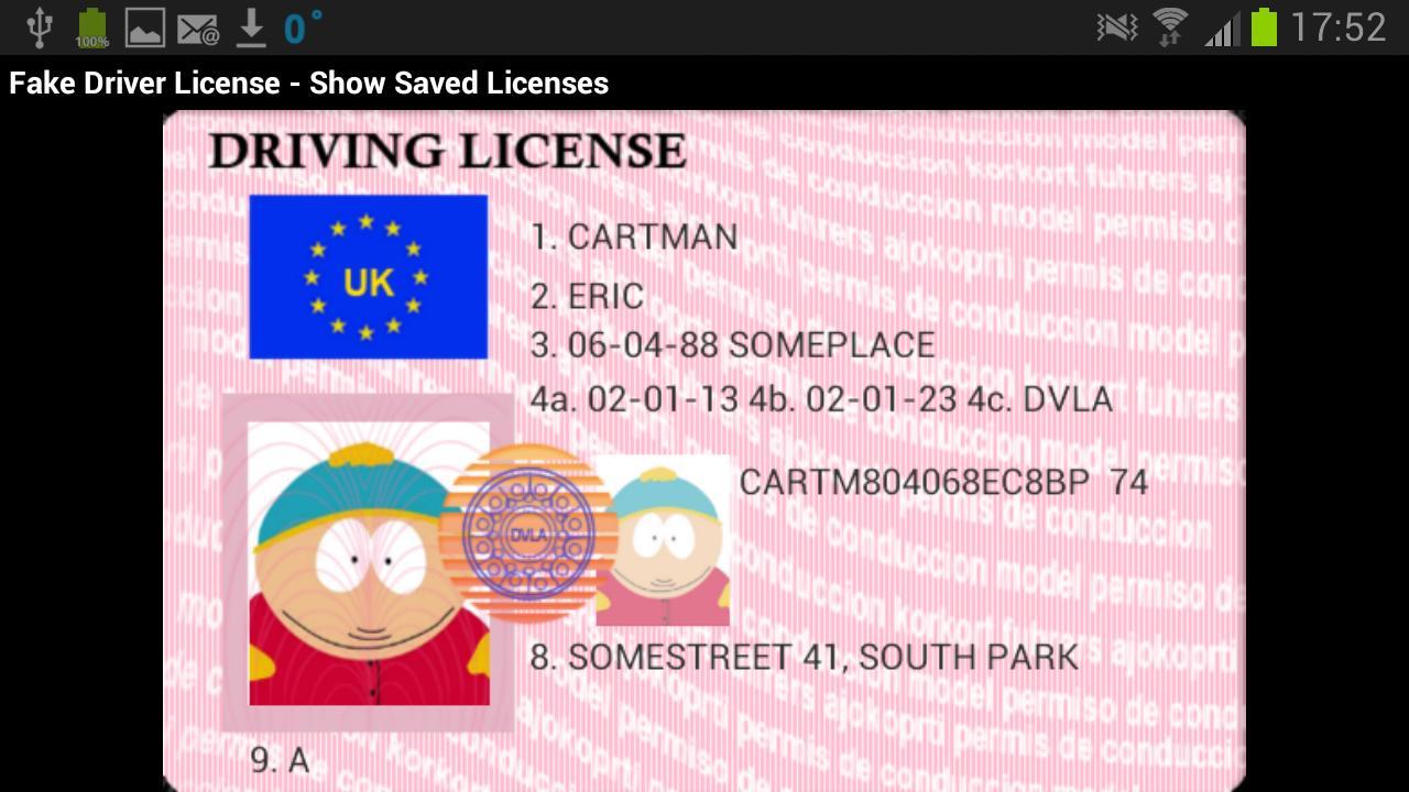 Driver License Generator截图5