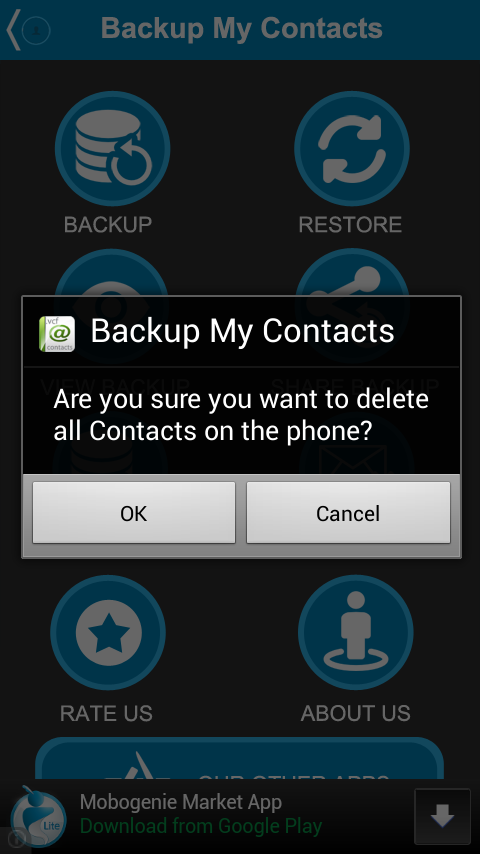 Backup My Contacts截图3