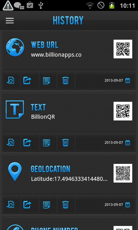 Billion QR (Generator-Reader)截图3