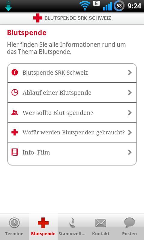 SRK Blutspende-App截图3