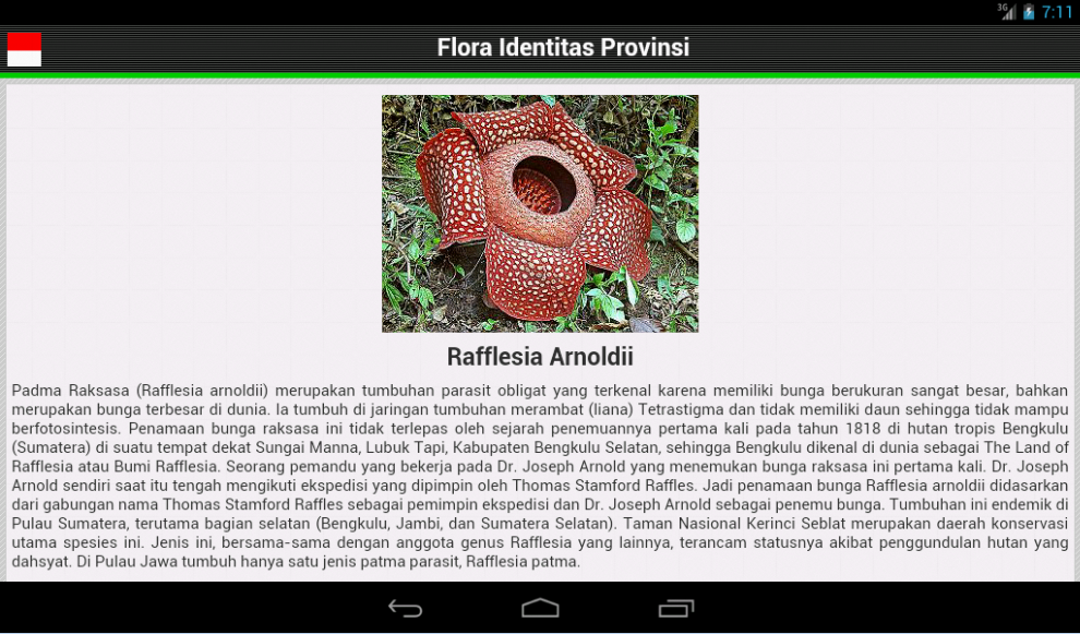 Flora Provinsi Indonesia截图1