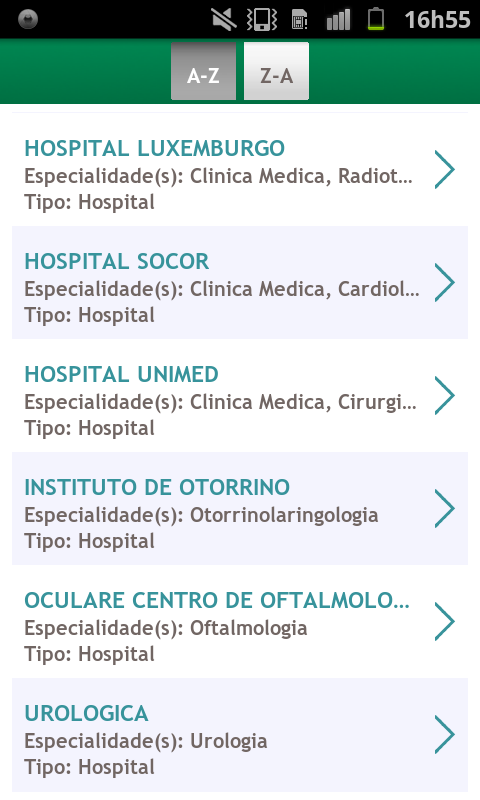 Guia Unimed-BH截图5