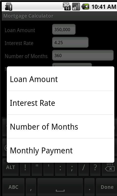 Mobi Mortgage Calculator截图2