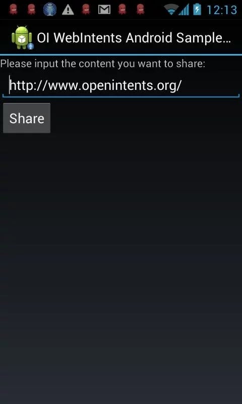 OI WebIntents Android (b...截图2