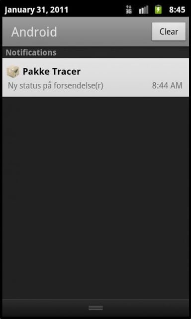 Pakke Tracer - POST i DK截图3