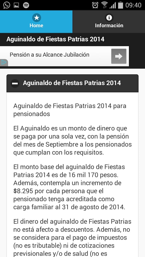 Info Aguinaldo Fiestas P...截图1