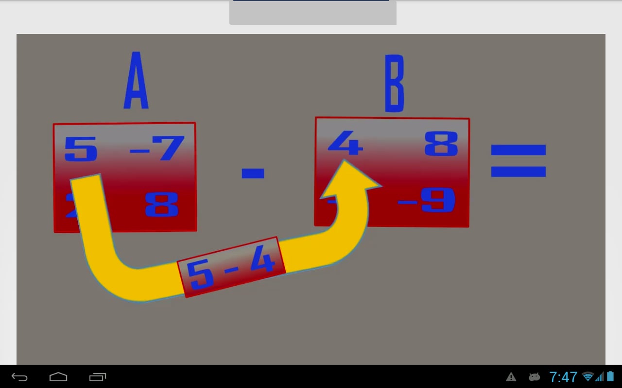 Subtract Matrices截图3