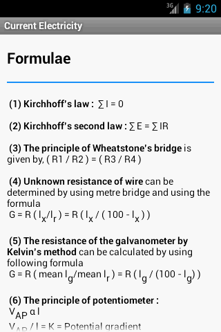 PhysicsPro Current Electricity截图3