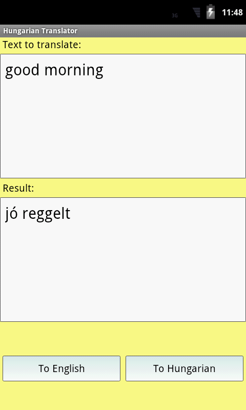 Hungarian English Translator截图2