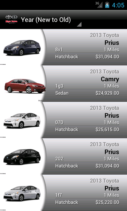 Right Toyota Scion DealerApp截图4