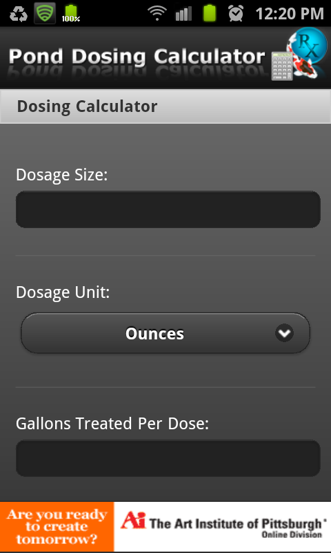Pond Dosing Calculator 1.0.1截图2