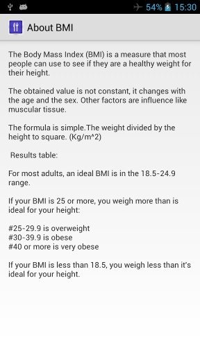 Indice de Masa Corporal (IMC)截图1