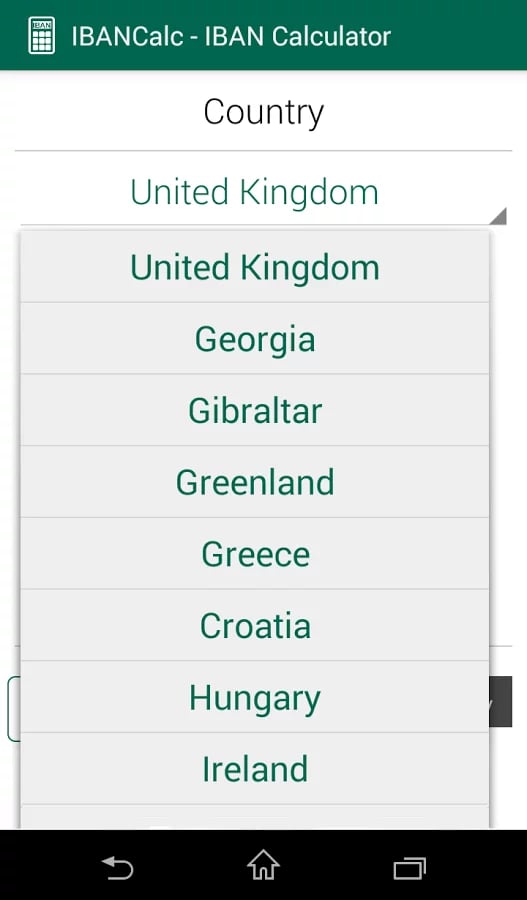 IBAN Calc截图2