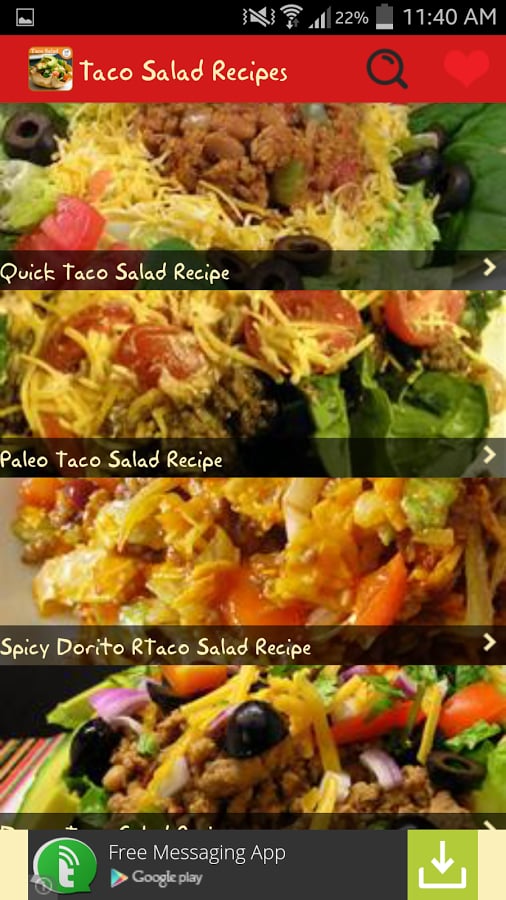 Taco Salad Recipes截图1