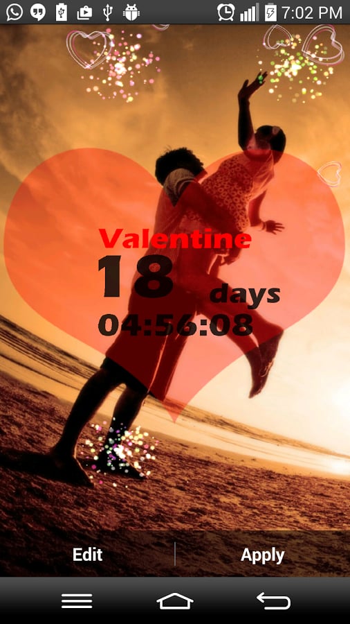 Valentine Countdown截图2