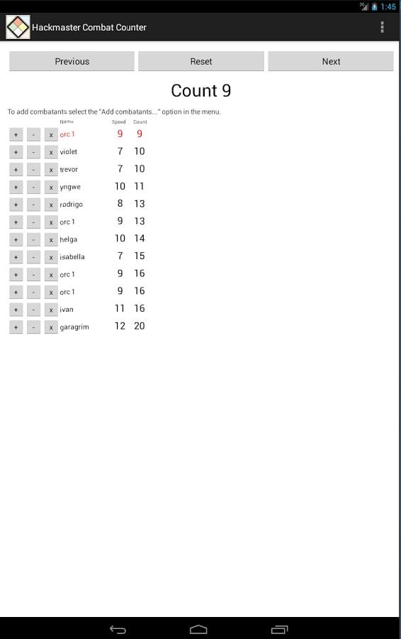 Hackmaster Combat Counte...截图1