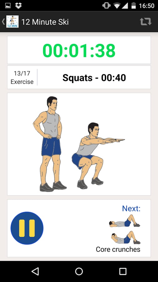 12 Min Pre Ski Workout T...截图5